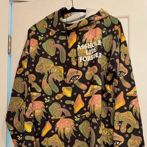 Assholes Live Forever Hoodie, Men's Large, NWOT